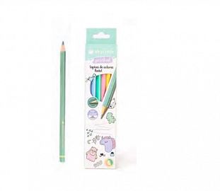 LAPIZ DE COLOR SKYCOLOR PASTEL CJ X6